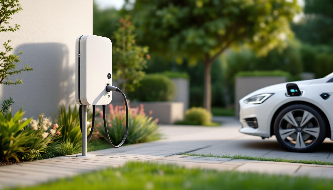 Installation d'une borne de recharge électrique par un professionnel