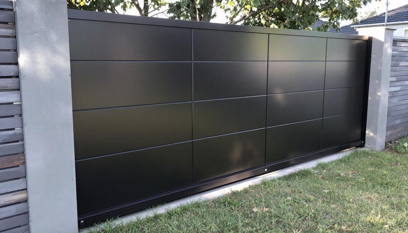 Devis portail aluminium avec différents modèles et options d'ouverture