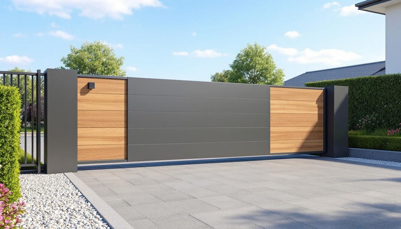 Devis portail gratuit : alu, bois, pvc + motorisation