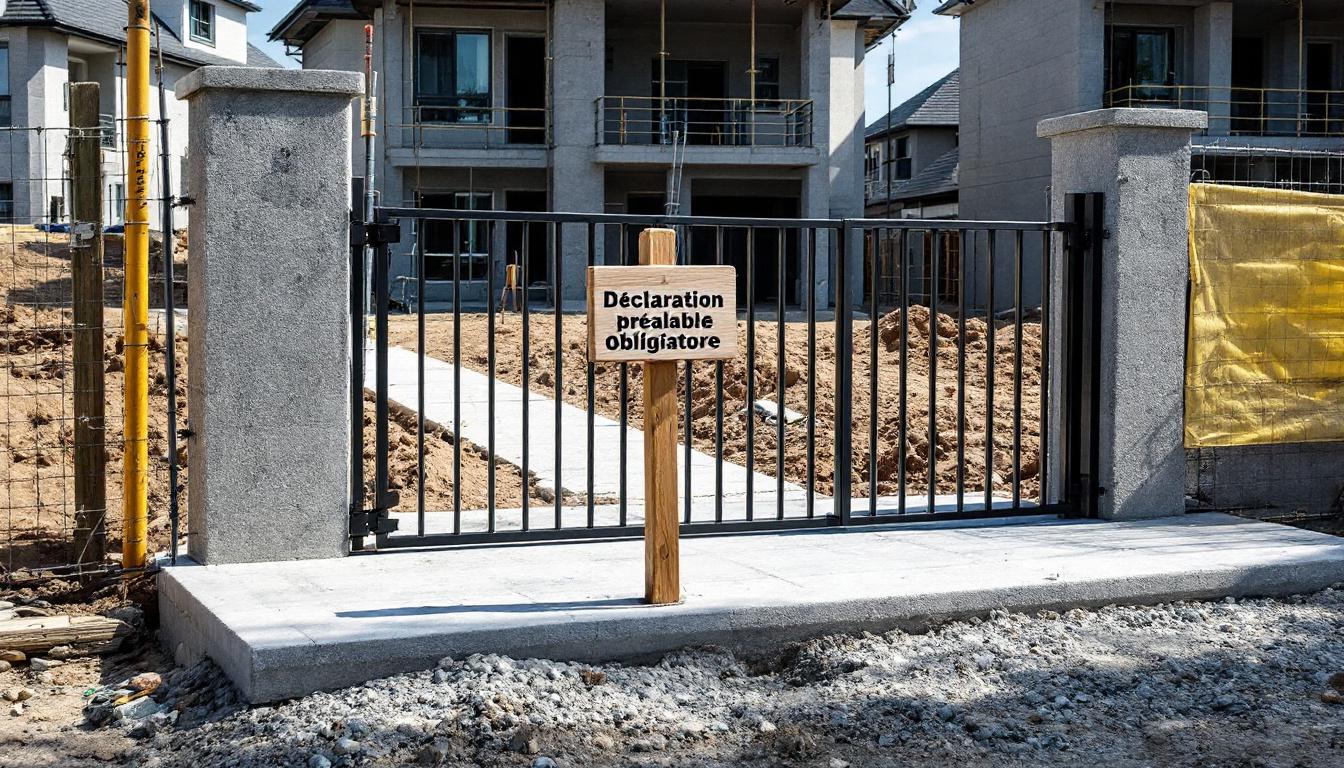 Permis de construire pour portail : déclaration préalable obligatoire